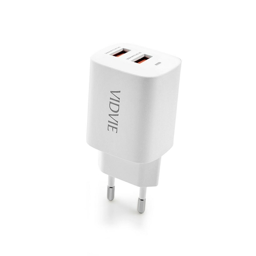 ŁADOWARKA VIDVIE 2XUSB 2,4A + KABEL USB C